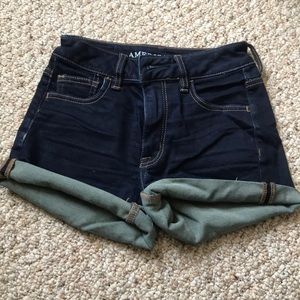 American Eagle Dark denim jeans shorts